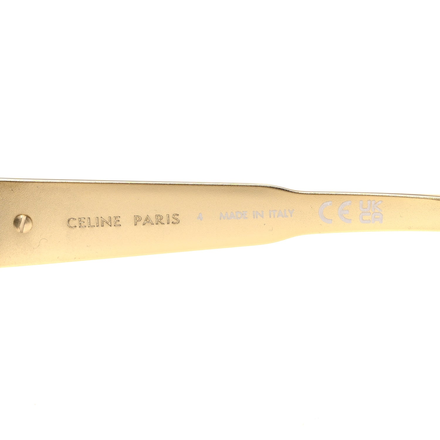 Celine Metal Triomphe 01 Sunglasses CL40235U Gold Green 5 of 7