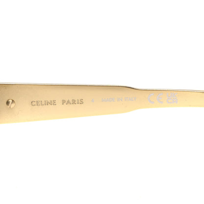 Celine Metal Triomphe 01 Sunglasses CL40235U Gold Green 5 of 7