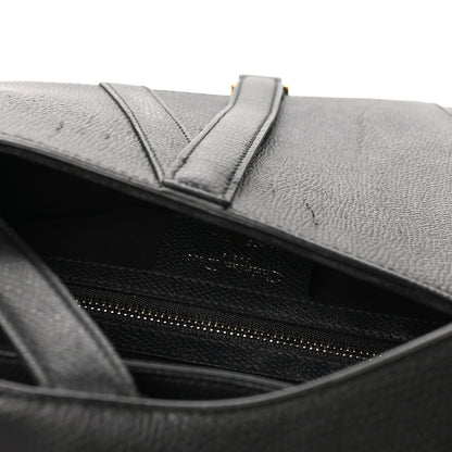 Christian Dior Grained Calfskin Saddle Bag Black 10 of 10