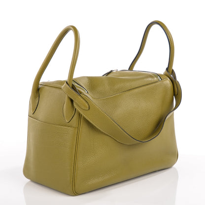 Hermes Taurillon Clemence Lindy 30 Vert Chartreuse 3 of 19