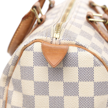 Louis Vuitton Damier Azur Speedy 25 10 of 18