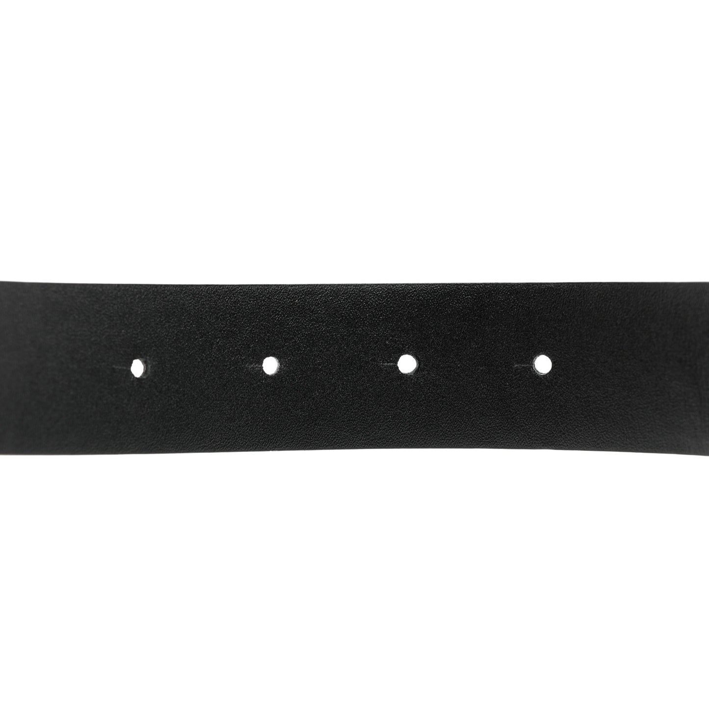 Calfskin Lambskin CC Chain Belt 85 34 Black Gold