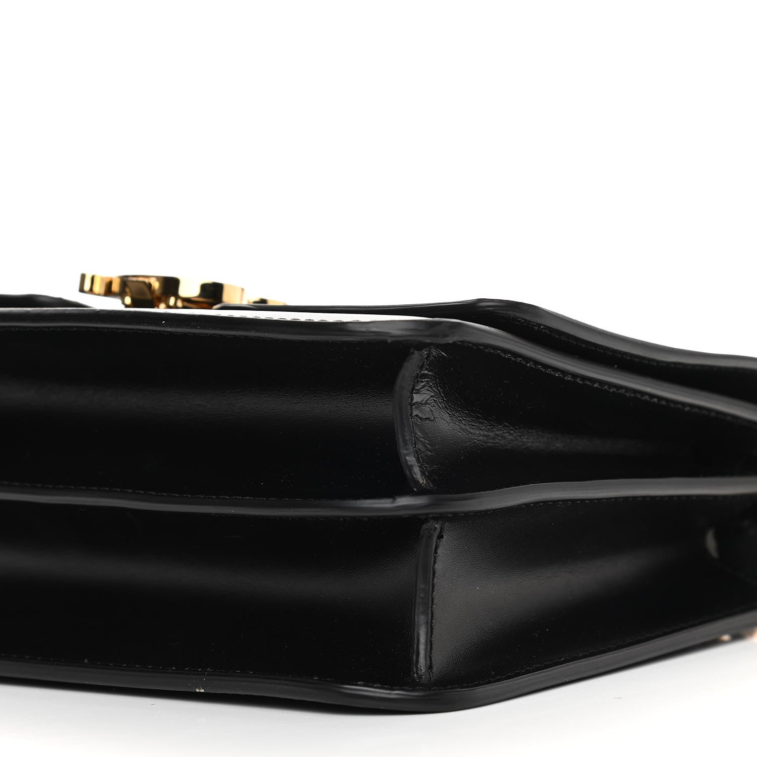 Burberry Smooth Calfskin Small TB Flap Bag Black 9 of 10