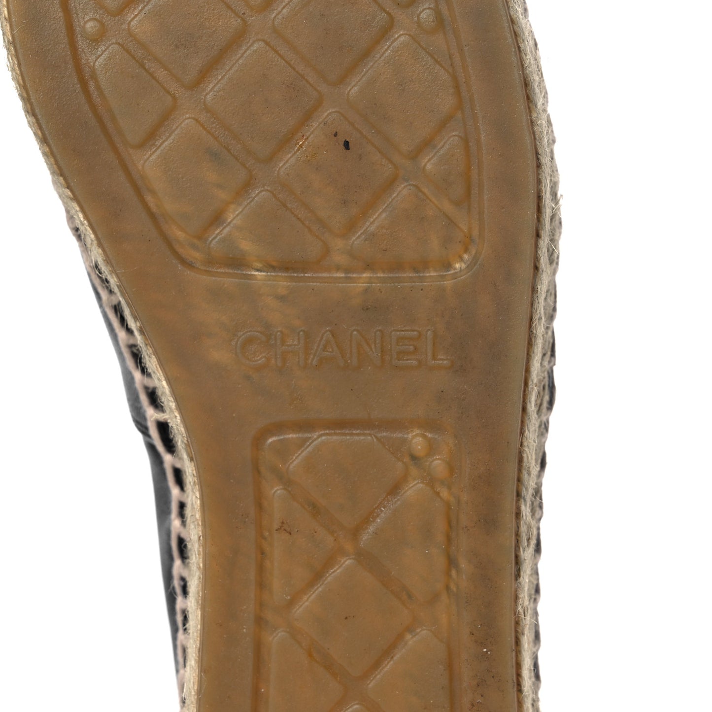 Lambskin CC Espadrilles 39 Black