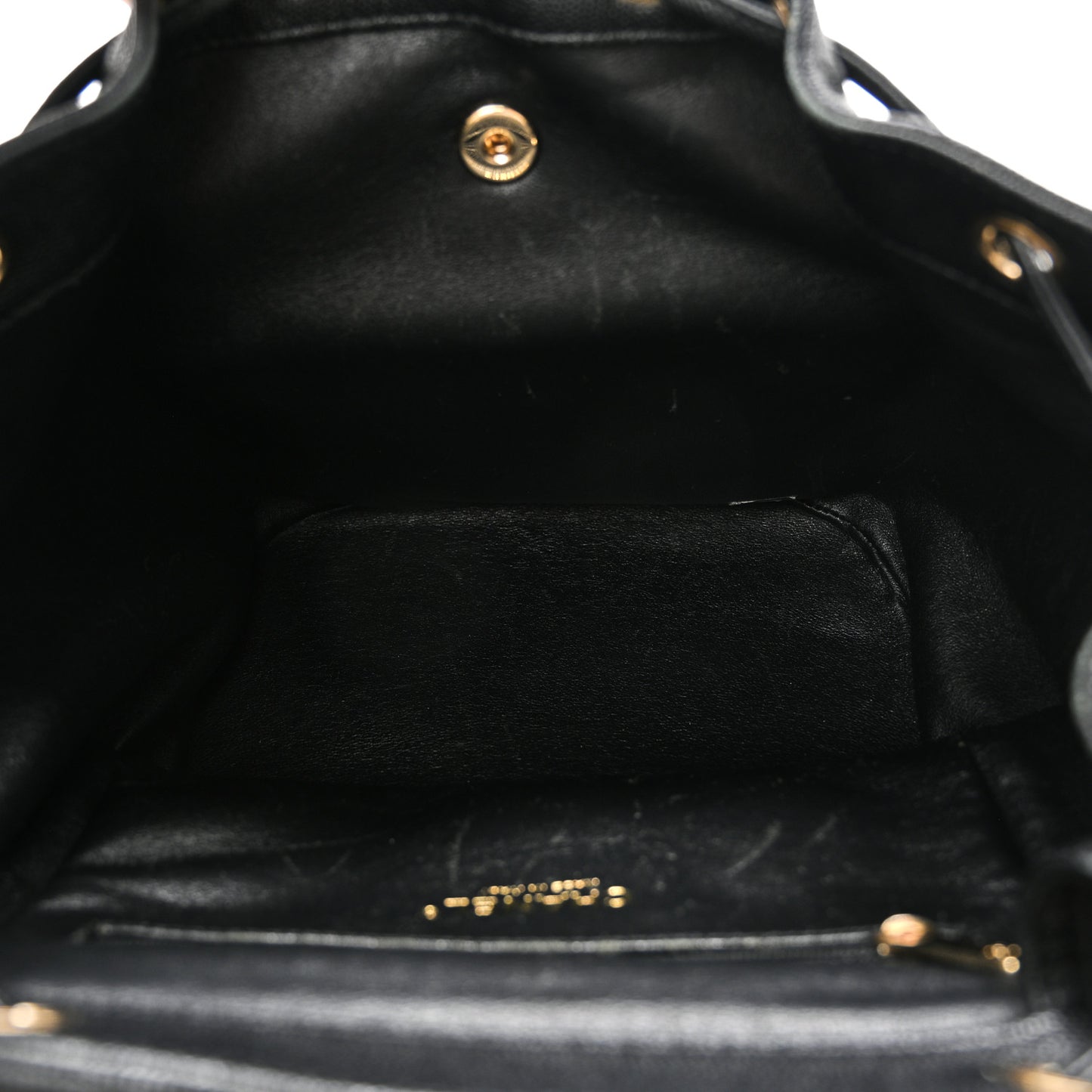 Caviar Quilted Business Affinity Backpack Black