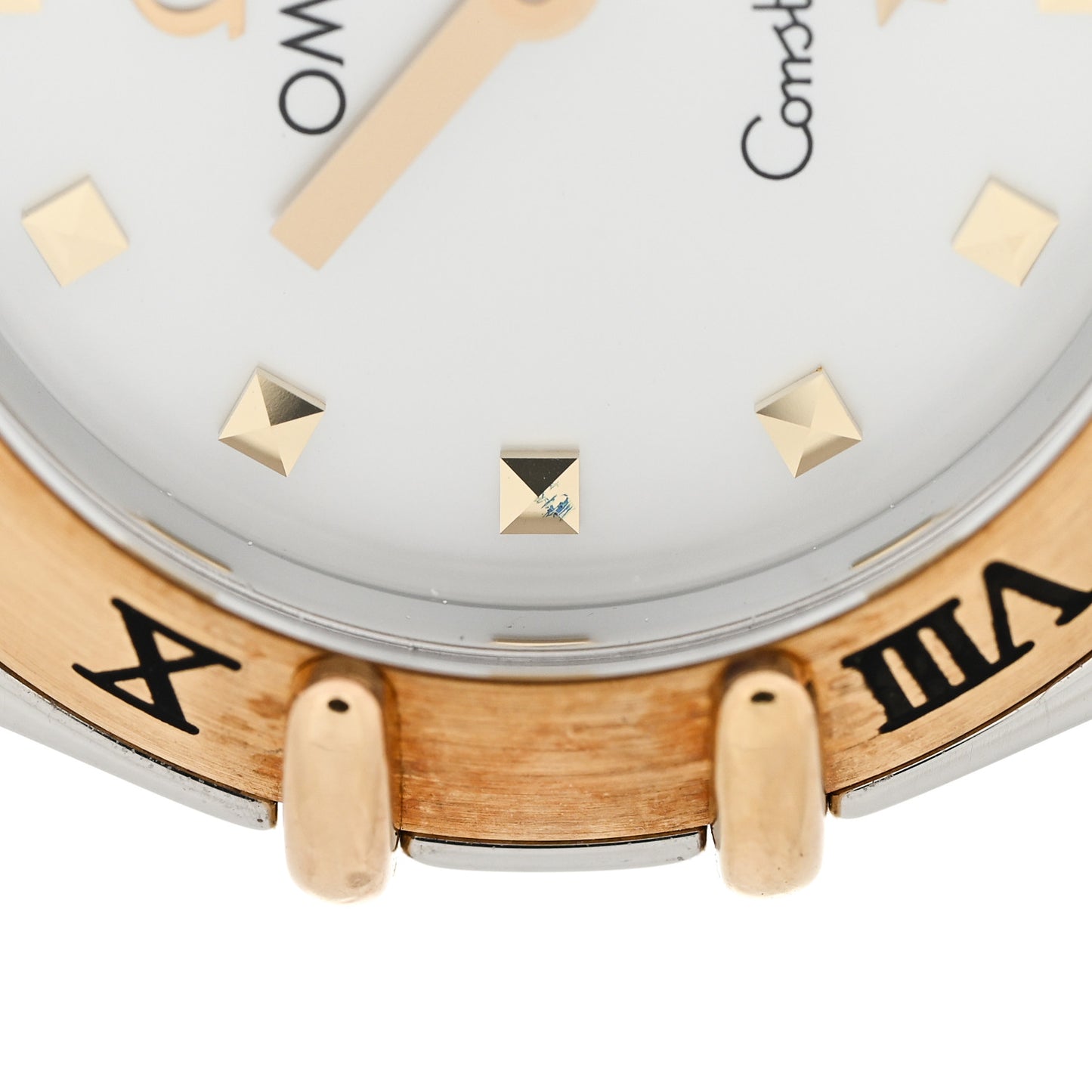 Stainless Steel 18K Yellow Gold Mother of Pearl 22mm Constellation Quartz Watch 1361.71.00