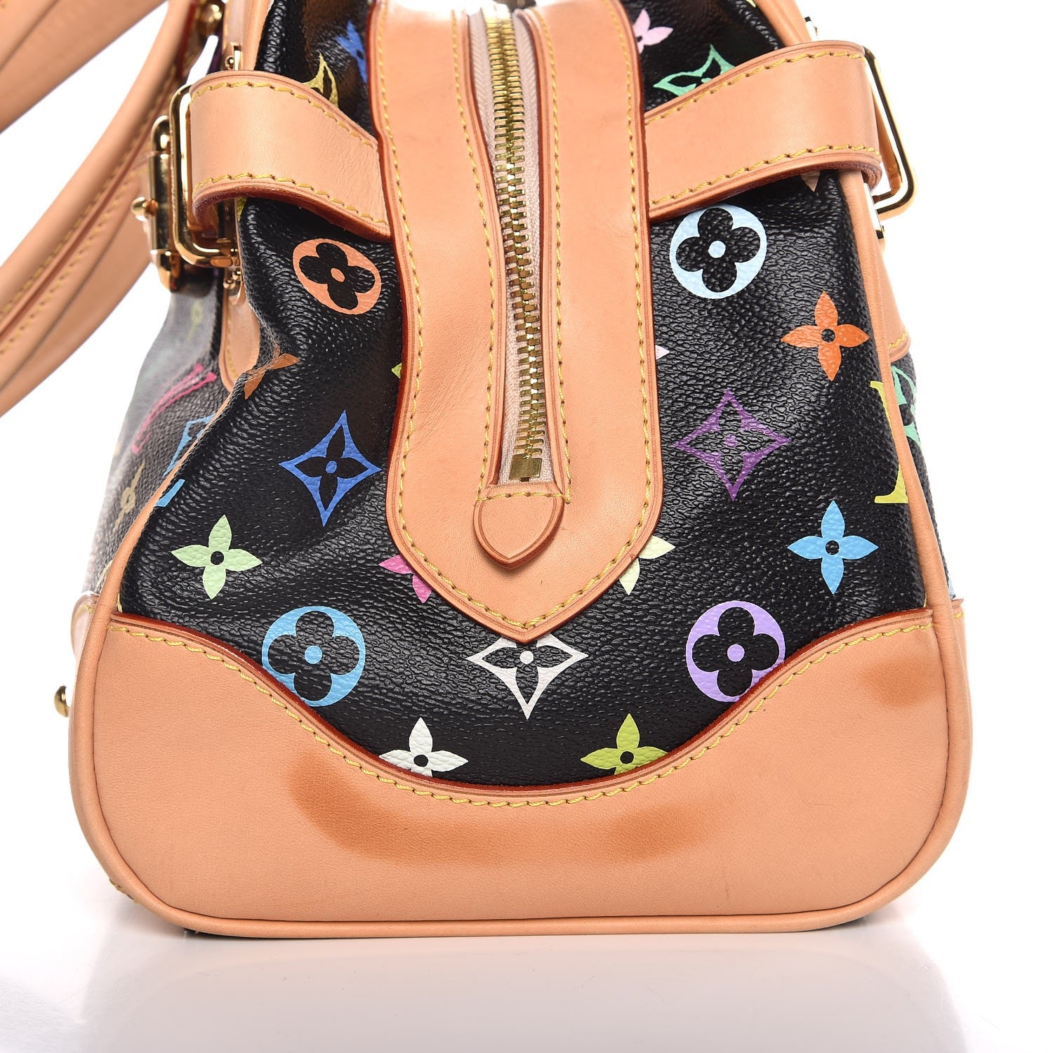 Louis Vuitton Monogram Multicolor Claudia Black 10 of 13