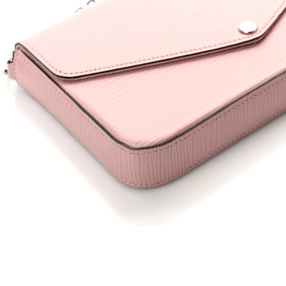 Louis Vuitton Epi Pochette Felicie Rose Ballerine 11 of 15