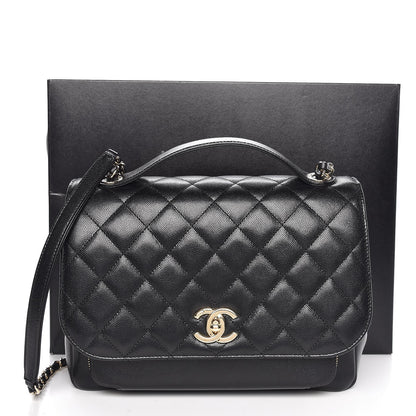 Chanel Caviar Quilted Large Business Affinity Flap Black 8 of 8