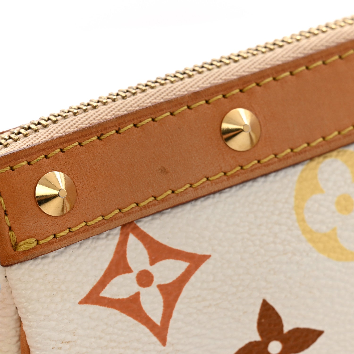 Louis Vuitton Monogram Multicolor Pochette Accessories White 10 of 13