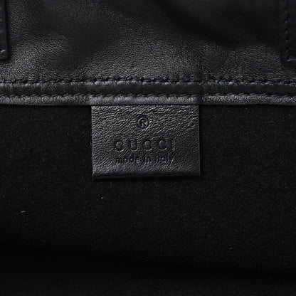 Gucci Calfskin Logo Drawstring Backpack Black 6 of 10