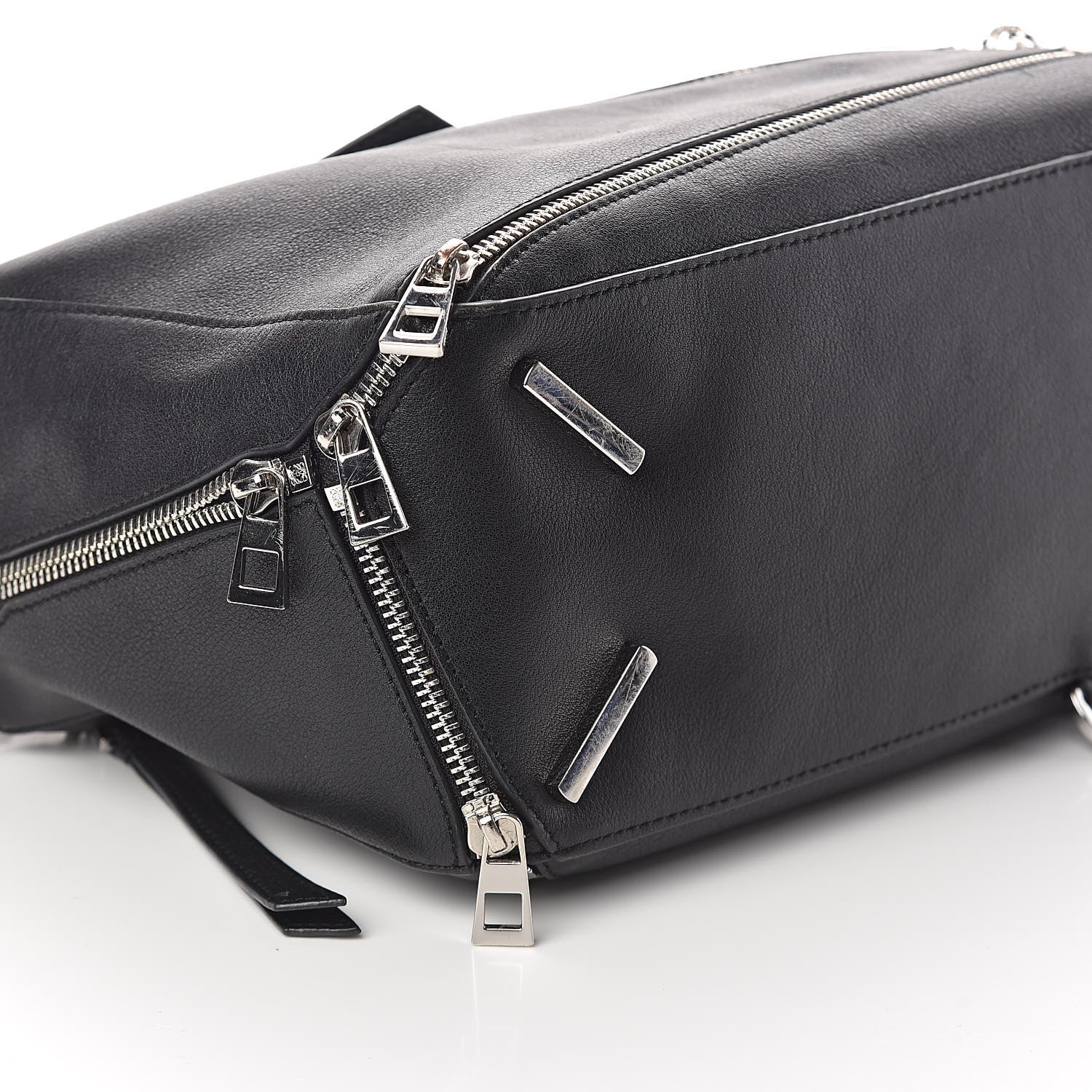 Loewe Calfskin Zipper Puzzle Bag Black 9 of 11