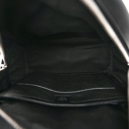 MCM Visetos Calfskin Medium Geonautic Backpack Black Phantom Grey 5 of 10