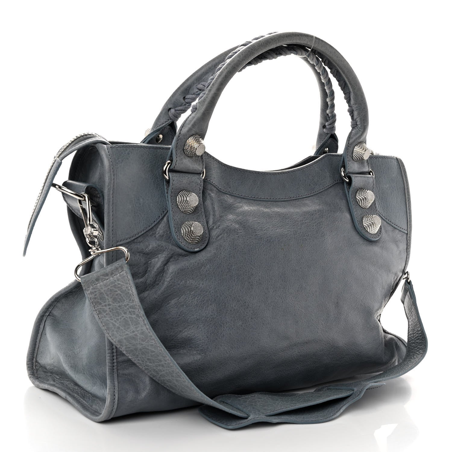 Balenciaga Agneau Giant 21 Silver Hardware City Ardoise 3 of 10