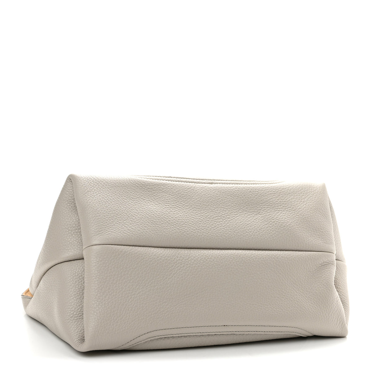 Gucci Grained Calfskin Softbit Medium Shoulder Bag Light Grey 5 of 13