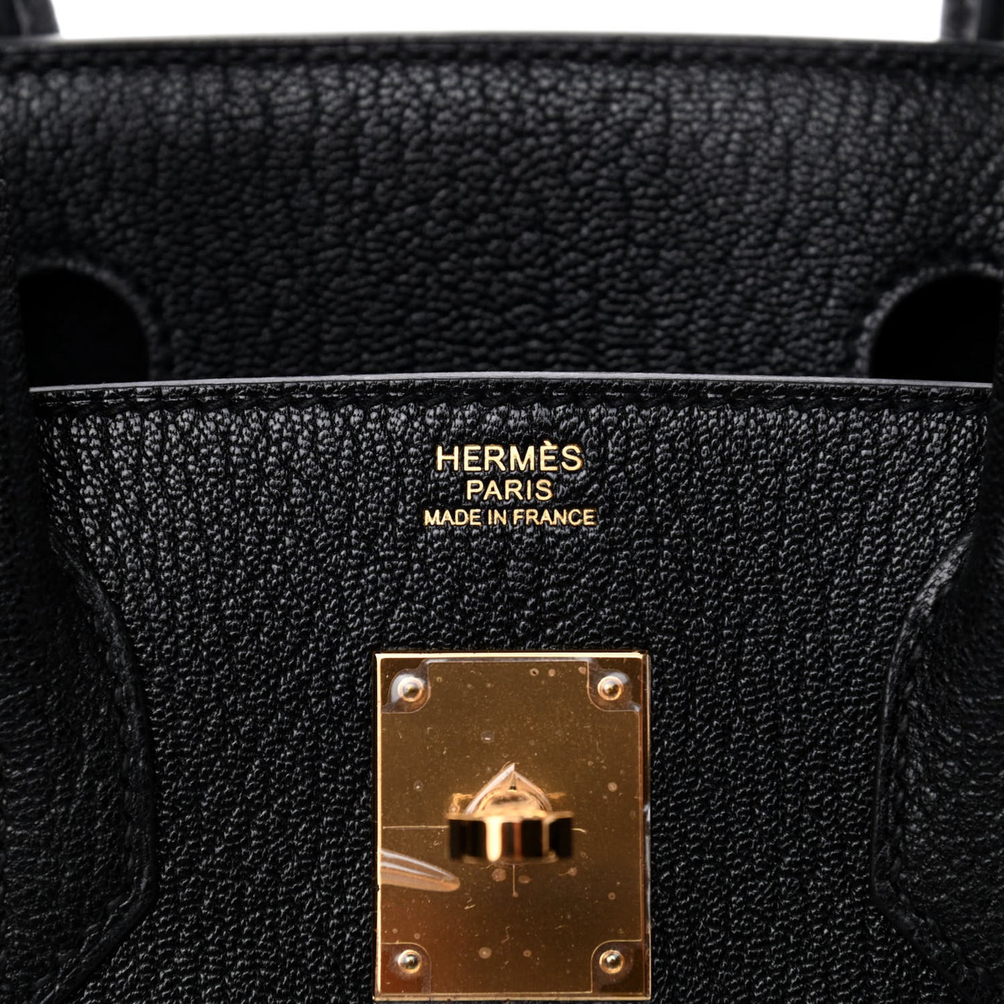 Chevre de Coromandel Birkin 30 Black