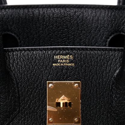 Hermes Chevre de Coromandel Birkin 30 Black 6 of 10