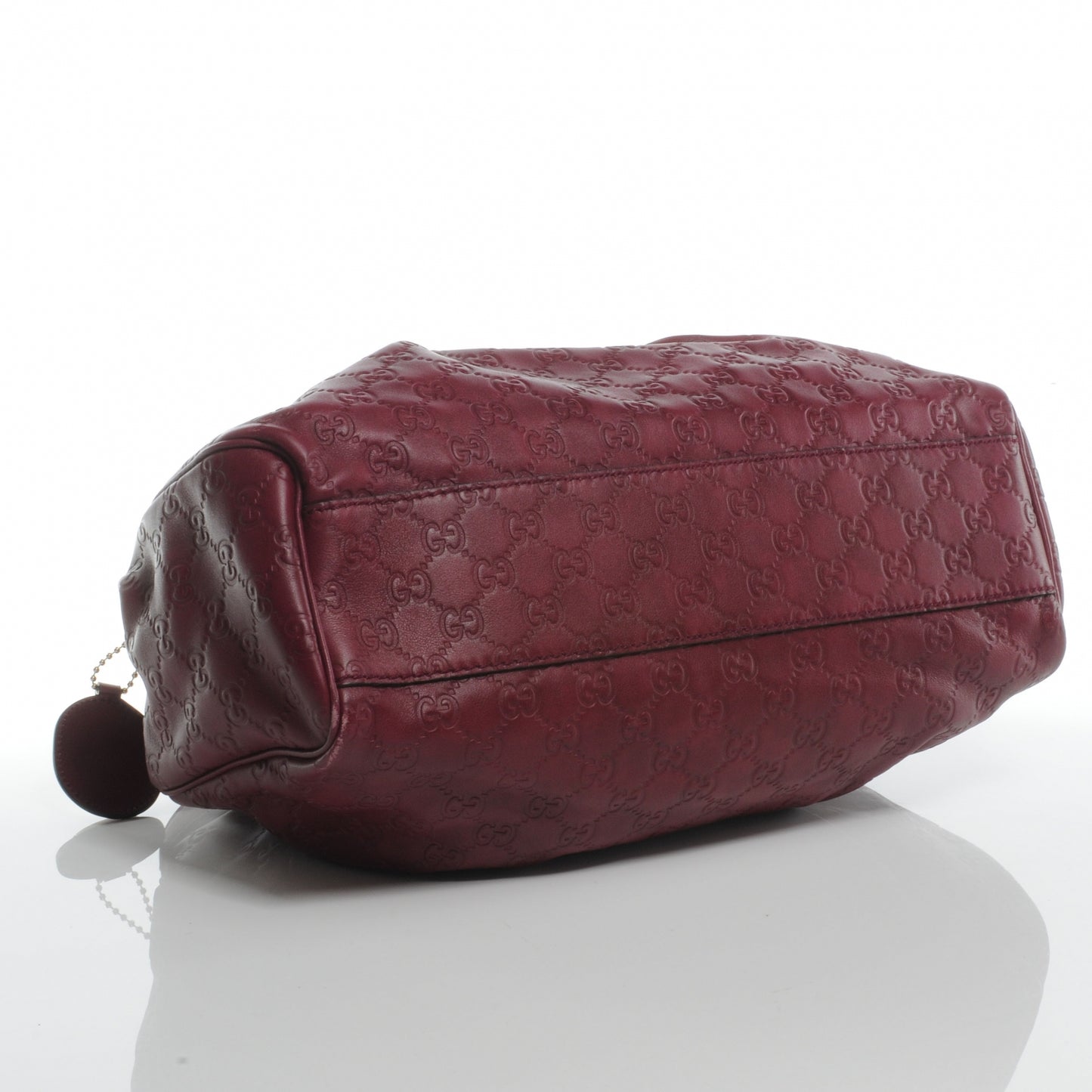 Guccissima Medium Sukey Tote Cherry