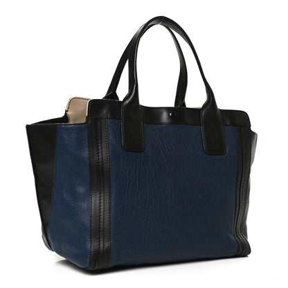 Chloe Calfskin Small Alison East West Tote Navy 3 of 11
