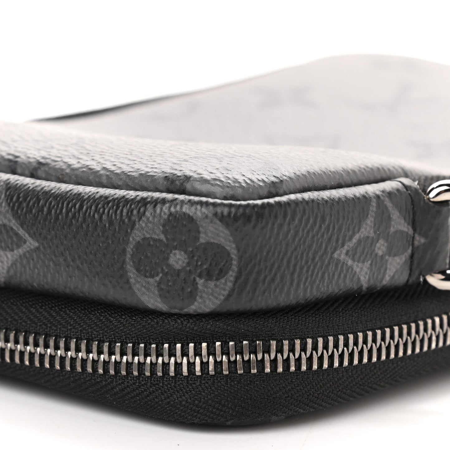 Monogram Eclipse Reverse Double Phone Pouch