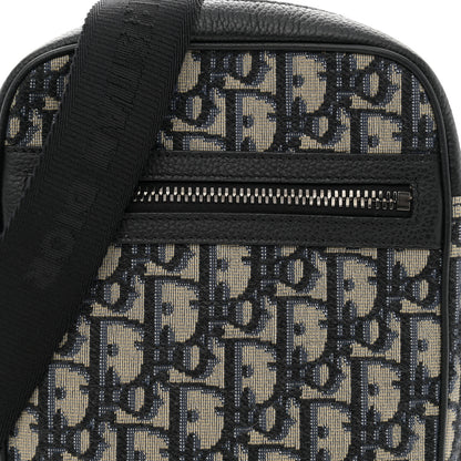 Christian Dior Oblique Messenger Pouch Beige Black 8 of 10