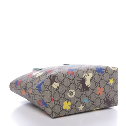 Gucci GG Supreme Monogram Ranch Childrens Tote Beige 4 of 10