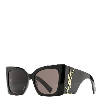 Saint Laurent Acetate Blaze Sunglasses SL M119 Black 1 of 7