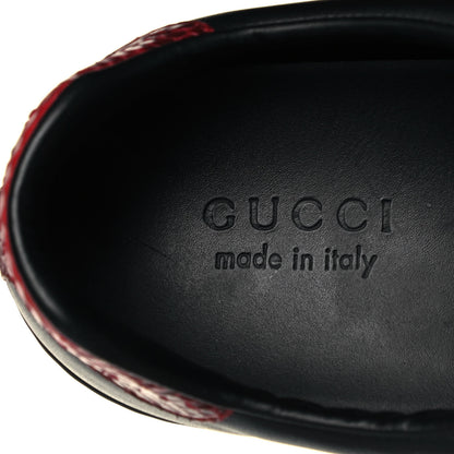 Gucci GG Calfskin Mens New Ace Low-Top Sneaker 8 Black 7 of 7