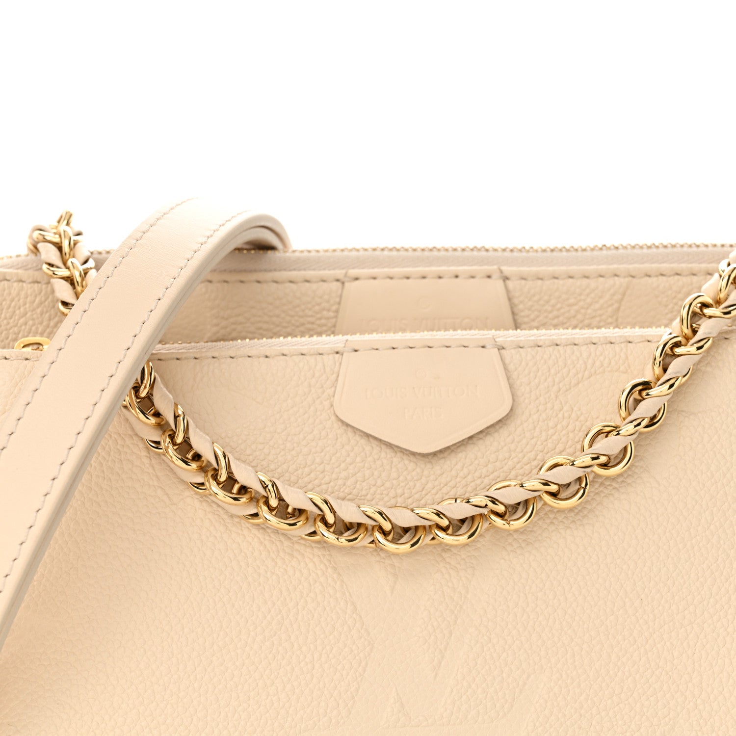 Louis Vuitton Empreinte Monogram Giant Multi Pochette Accessories Cream 8 of 12