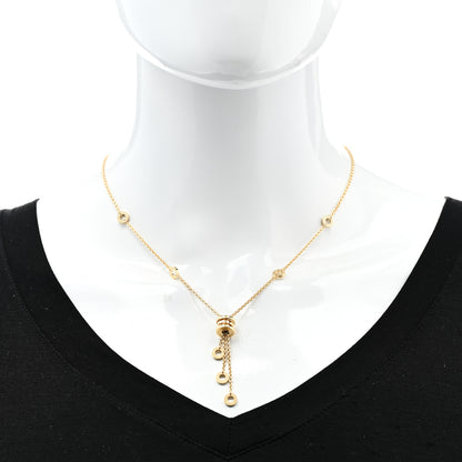 Bulgari 18K Yellow Gold B.Zero1 Lavalier Necklace 2 of 6