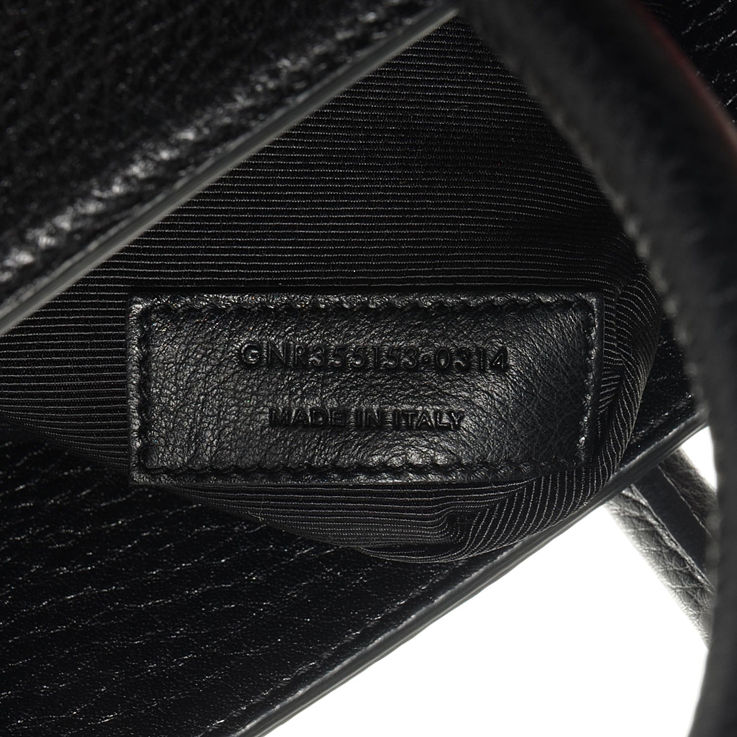Saint Laurent Grained Calfskin Small Sac De Jour Black 7 of 10