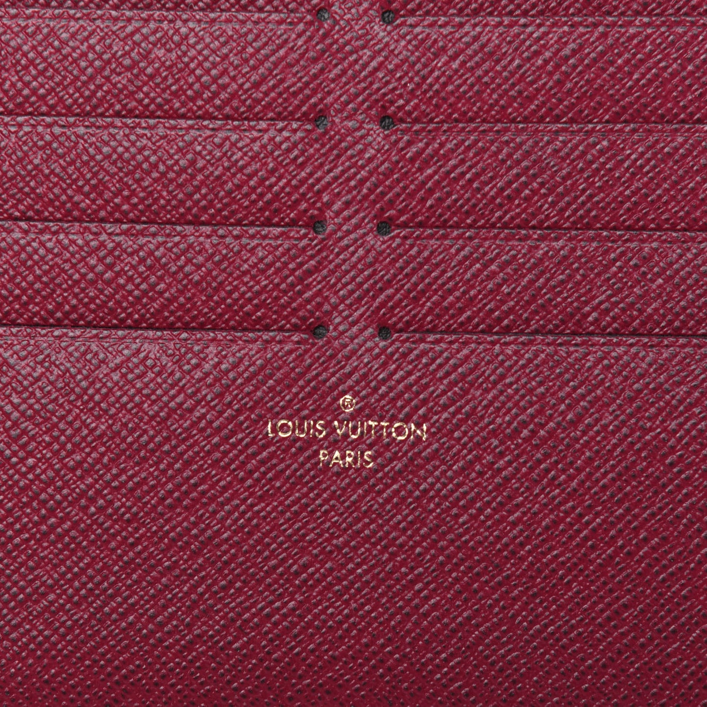 Calfskin Felicie Card Holder Insert Fuchsia