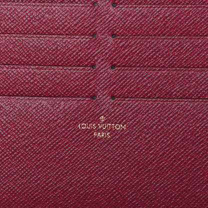 Louis Vuitton Calfskin Felicie Card Holder Insert Fuchsia 6 of 8
