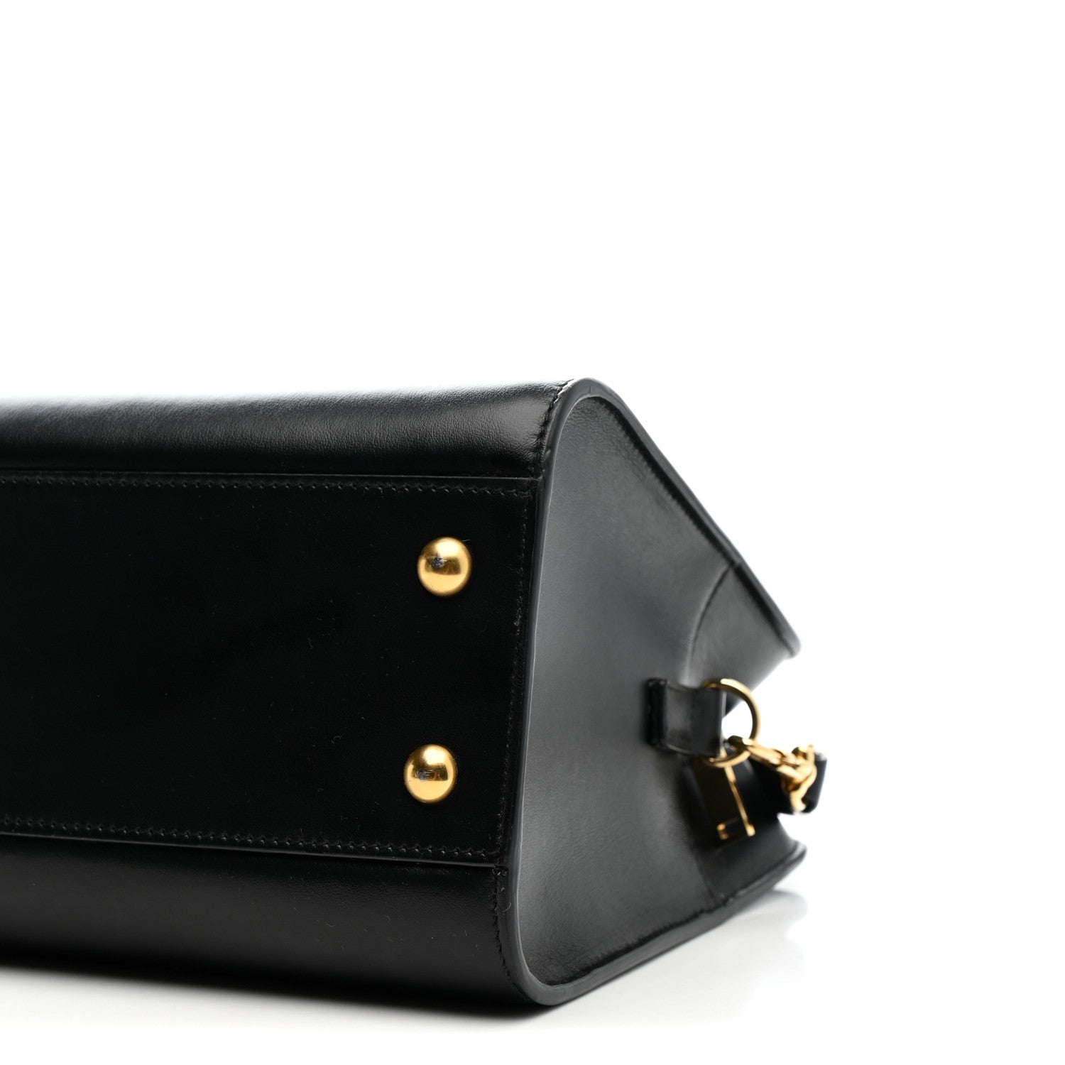 Saint Laurent Calfskin Monogram Baby Cabas Black 10 of 18