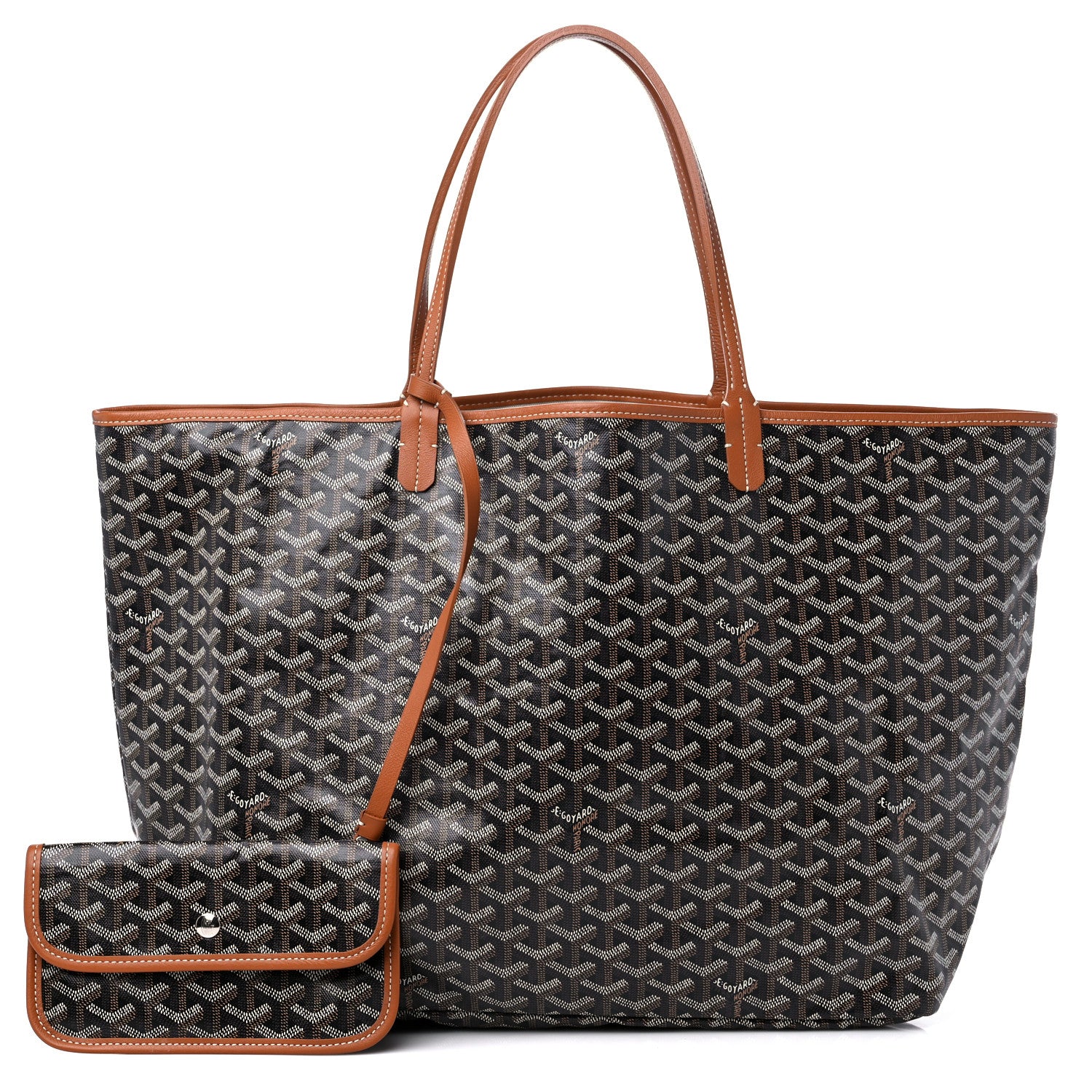 Goyard Goyardine Saint Louis GM Black Gold 1 of 9