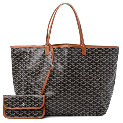 Goyard Goyardine Saint Louis GM Black Gold 1 of 9