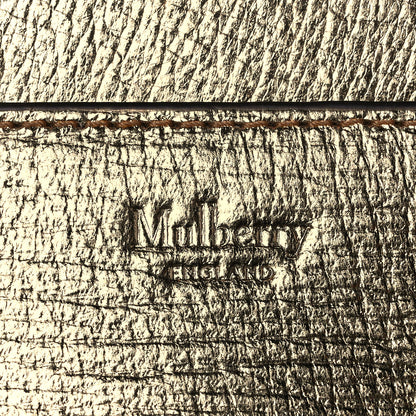 Mulberry Metallic Classic Grain Calfskin Small Darley Gold 5 of 9