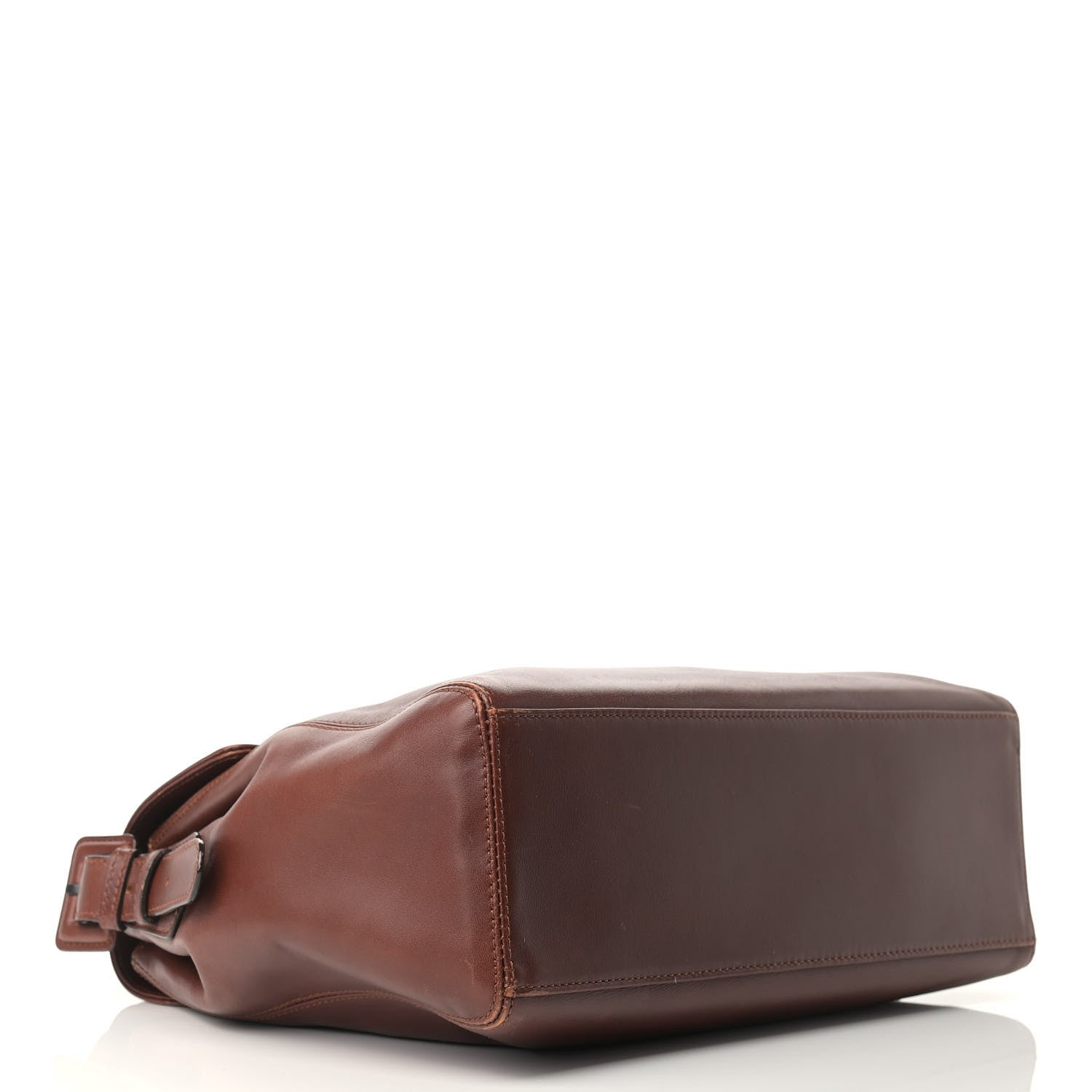 Chanel Calfskin Logo Shoulder Bag Brown 4 of 23