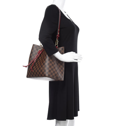 Louis Vuitton Damier Ebene Neonoe MM Cherry Berry 2 of 9
