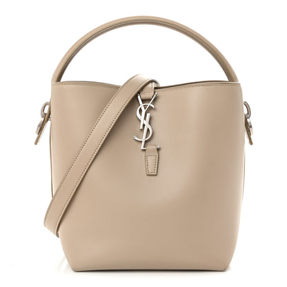 Saint Laurent Shiny Calfskin Le 37 Small Bucket Bag Sea Salt 1 of 13