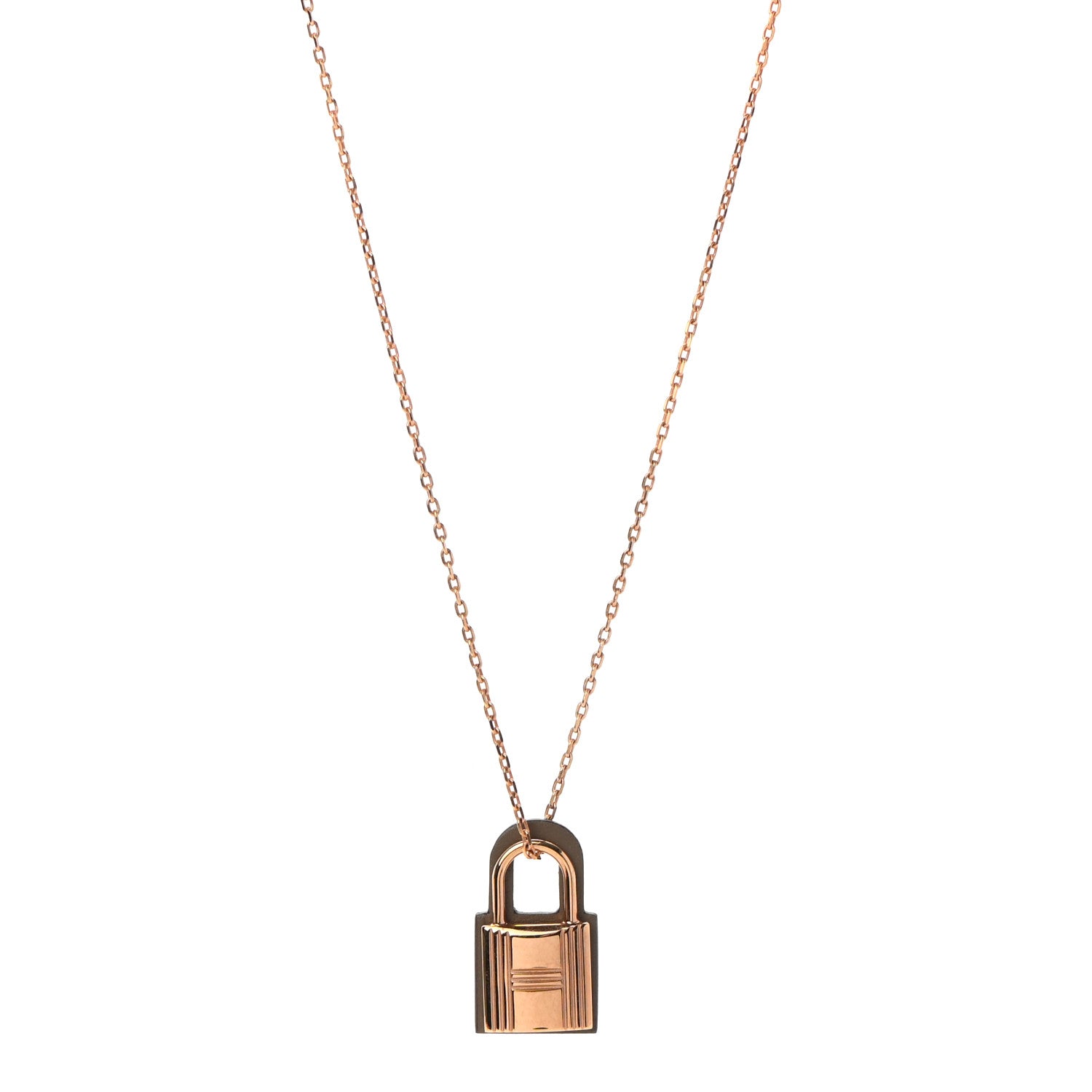 Hermes Swift O'Kelly Pendant Necklace Etain 1 of 8