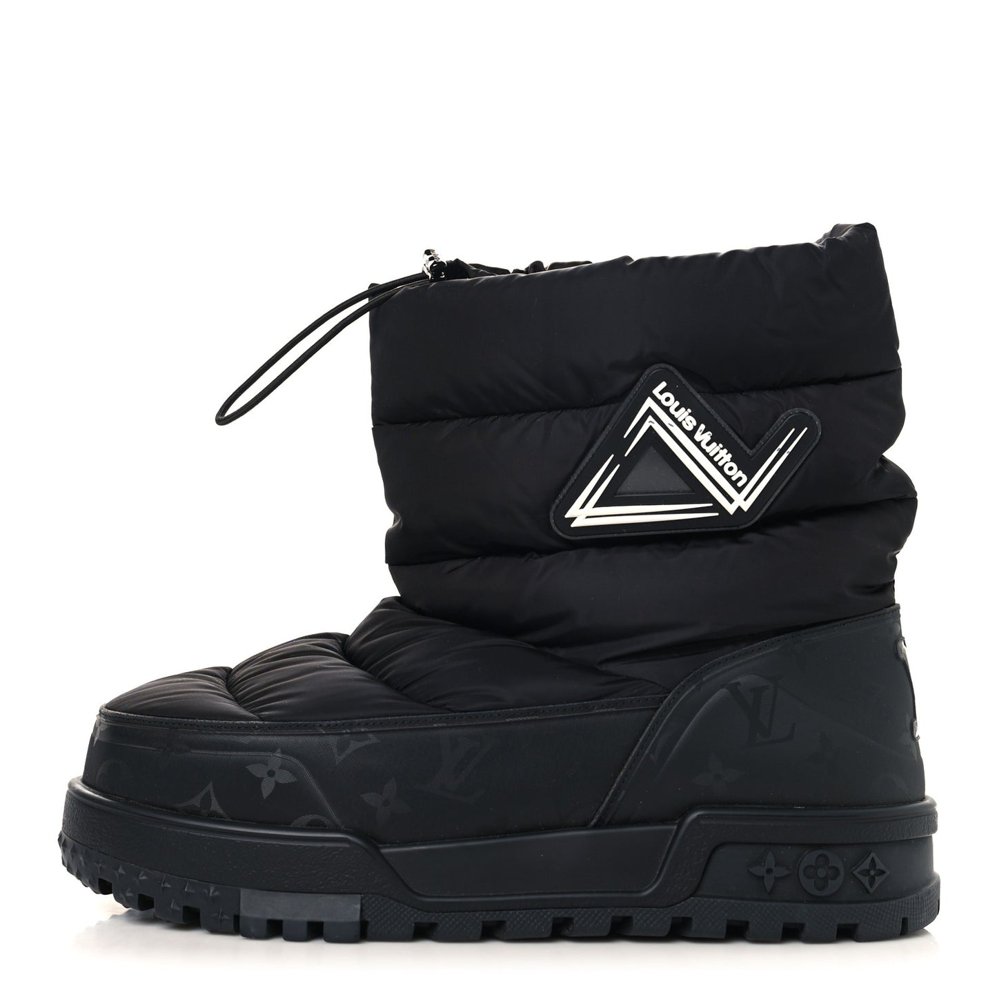 Nylon Monogram LV Alpine Mens Boot 9 Black