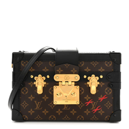 Louis Vuitton Monogram Petite Malle Black 1 of 12