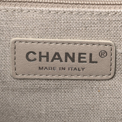 Chanel Mixed Fibers Small Deauville Tote Black 7 of 11