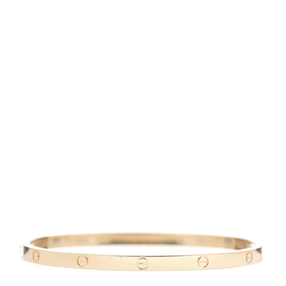 Cartier 18K Yellow Gold Small LOVE Bracelet 17 3 of 5