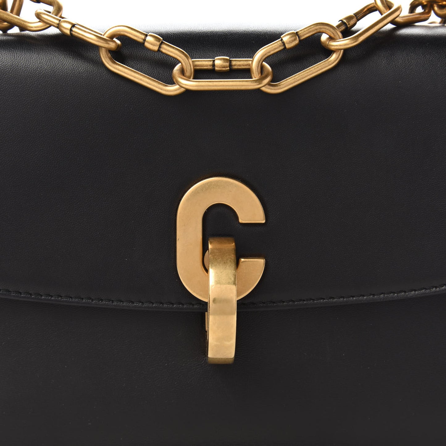 Lambskin 21st Chain Flap Bag Black
