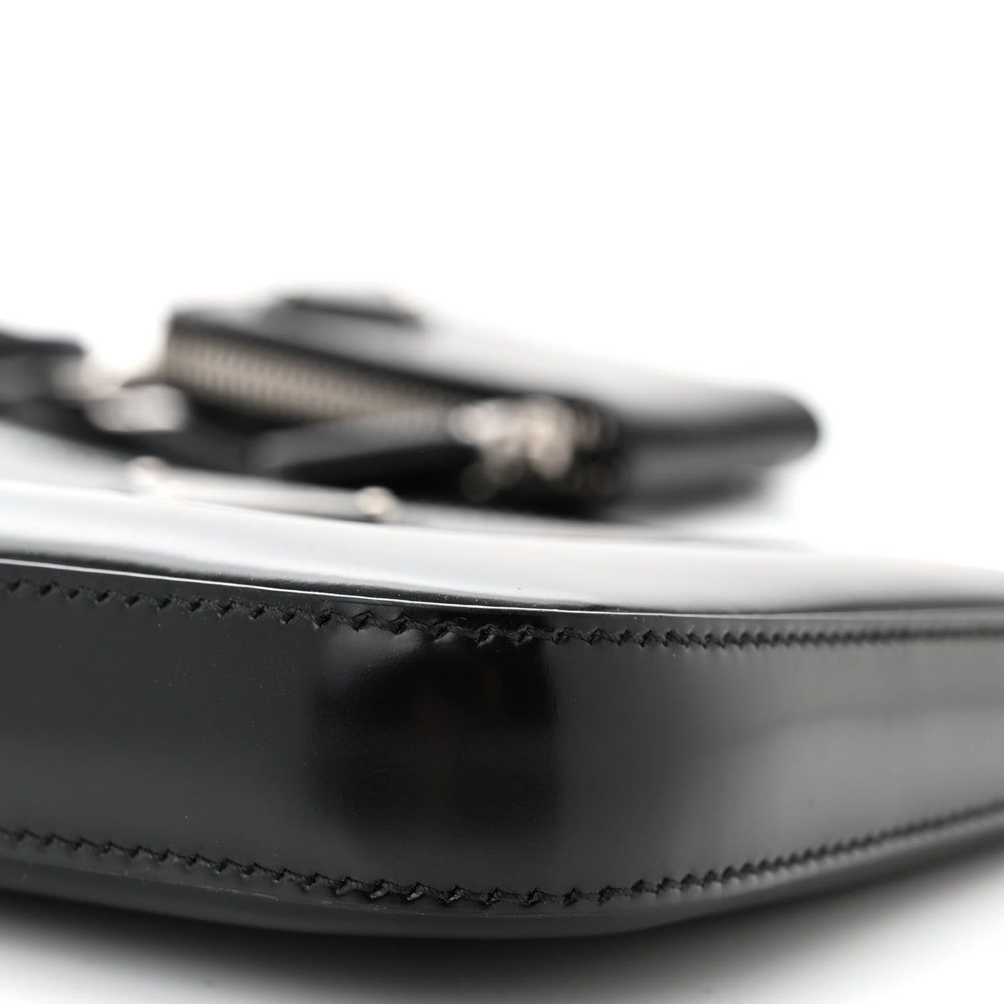 Spazzolato Pocket Pouch Shoulder Bag Black