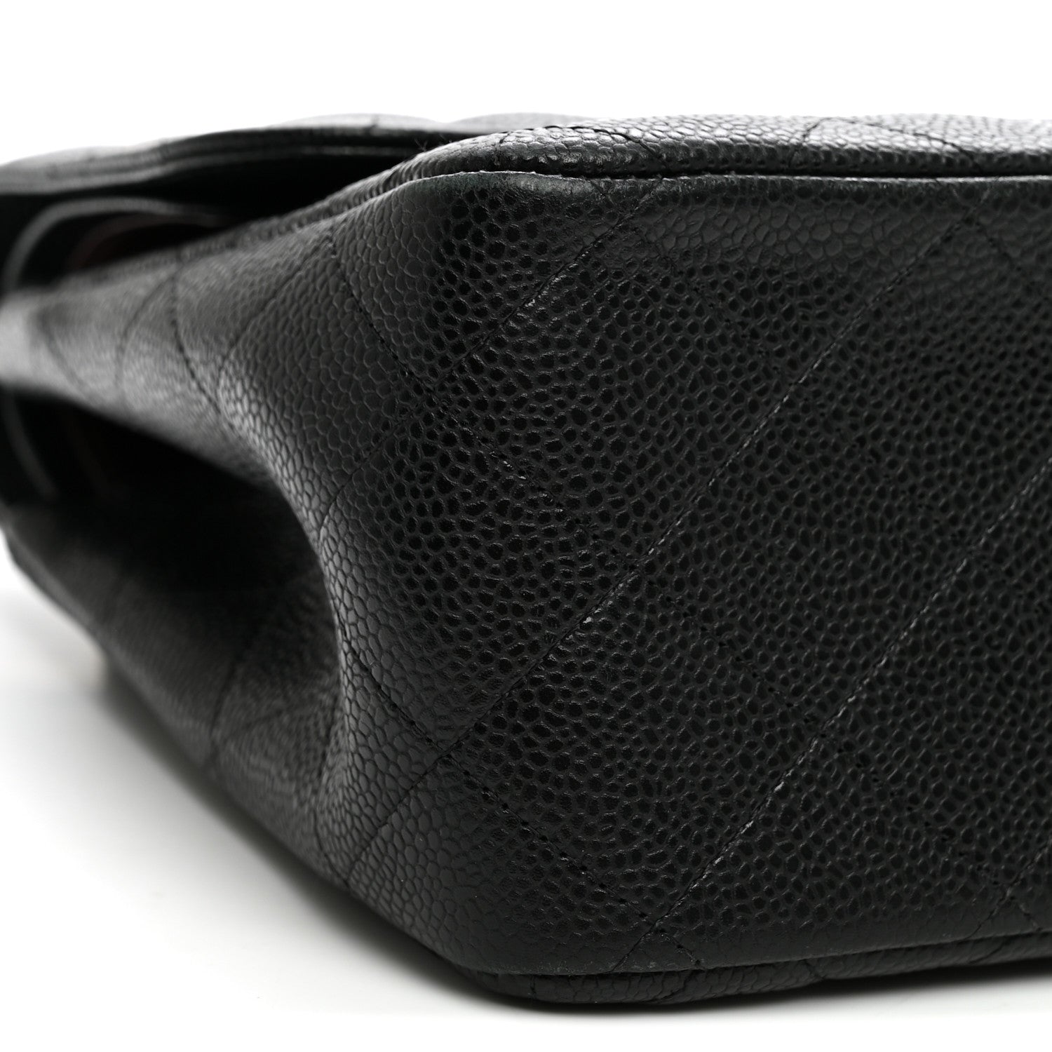 Chanel Caviar Quilted Jumbo Double Flap Black 8 of 10