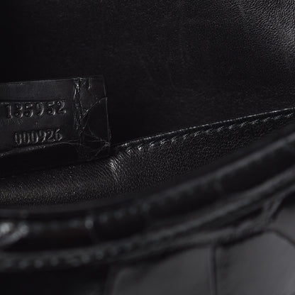 Gucci Crocodile Tom Ford Jeweled Dragon Bag Black 7 of 12