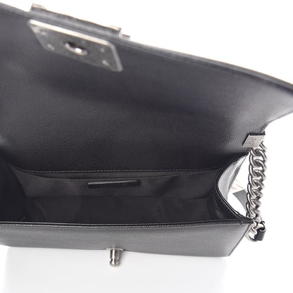 Chanel Caviar Quilted Medium Boy Flap Black 5 of 11